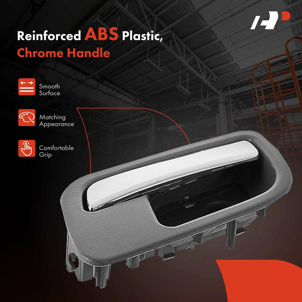 Chrome Rear Left Interior Door Handle for Chevy Silverado 1500 (2007-2013)