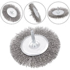 Drill Wire Brushes for Cleaning Rust on Surfaces (Set of 4)
