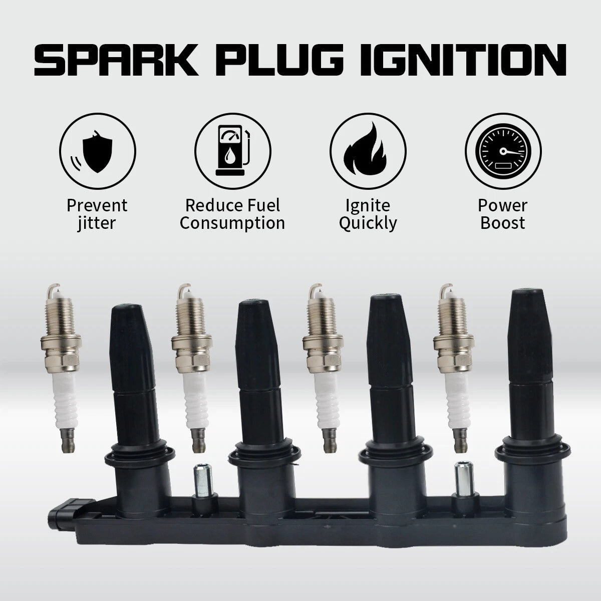 Ignition Coil & Spark Plug for Chevrolet Cruze Sonic (2011–2016) UF620