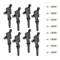 8X Ignition Coils + 8X Spark Plugs for Mercury Ford F-150 F-250 F-350 F-450 (1997–2021)