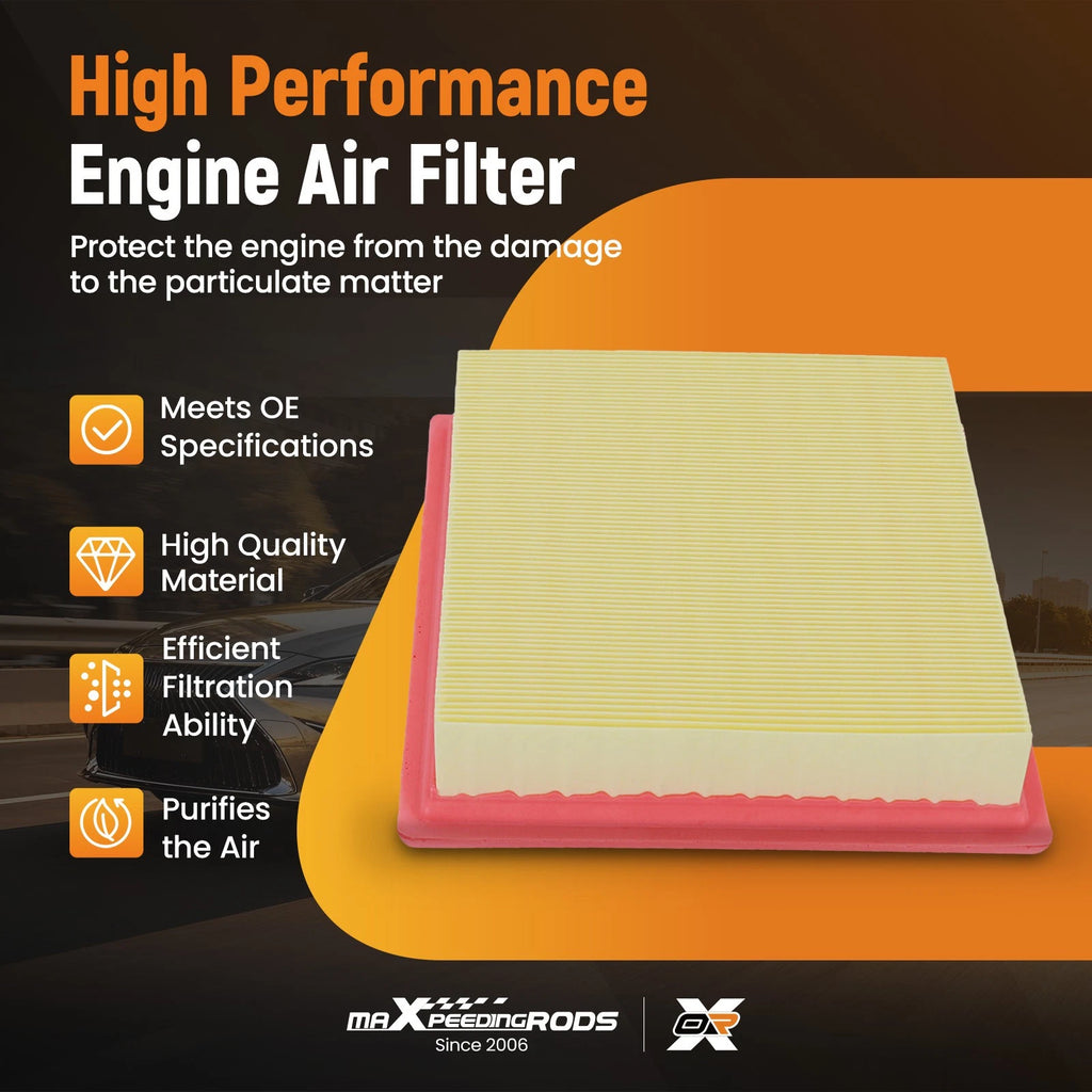 1X Engine Air Filter for Dodge Journey L4 2.4L (2009–2020) CA10516 A3166C 9016