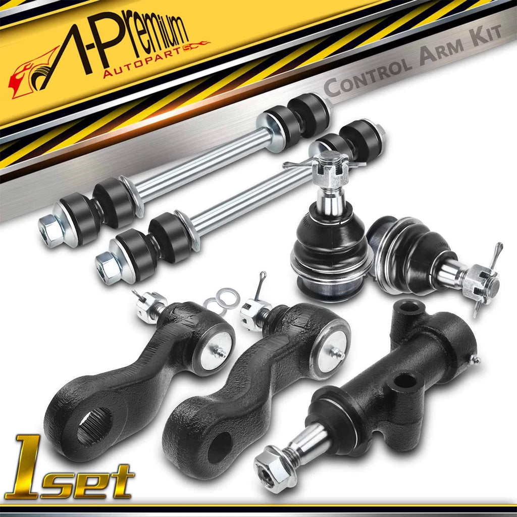 Set of 7 Front Pitman & Idler Arms Sway Bar Link for Chevy Express 2500 (2003–2023)
