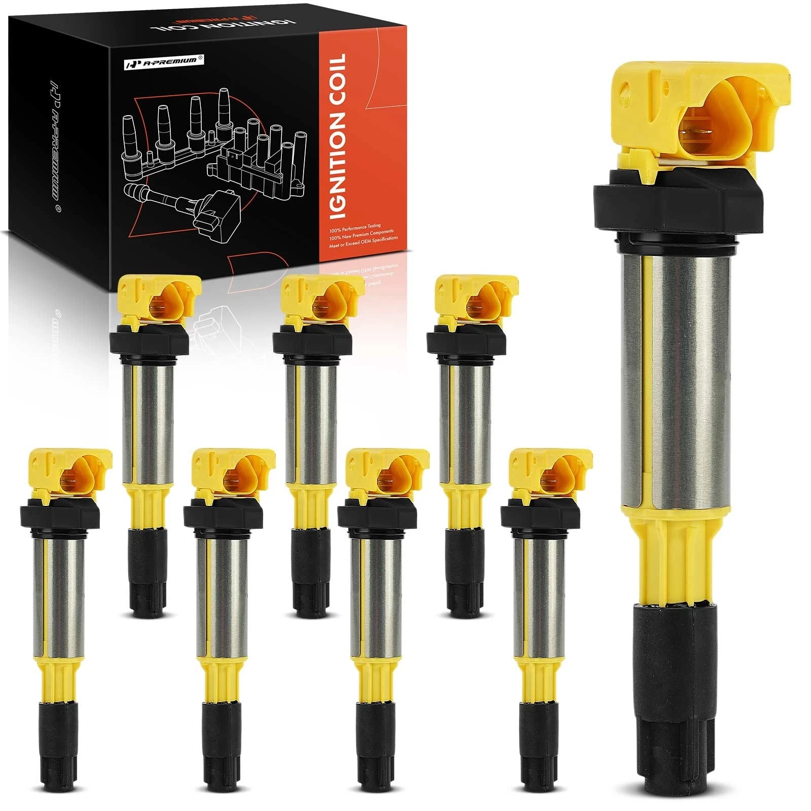 8x Ignition Coil Pack for BMW X5 545i 550i 745i 745Li 750i 650i (2000–2006)