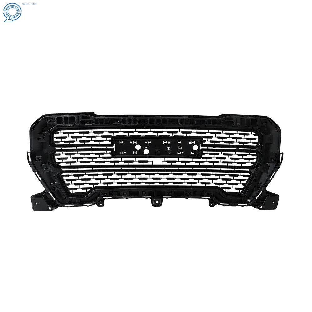 Front Lower Bumper Filler & Upper Grille for GMC Sierra 1500 (2019-2021)