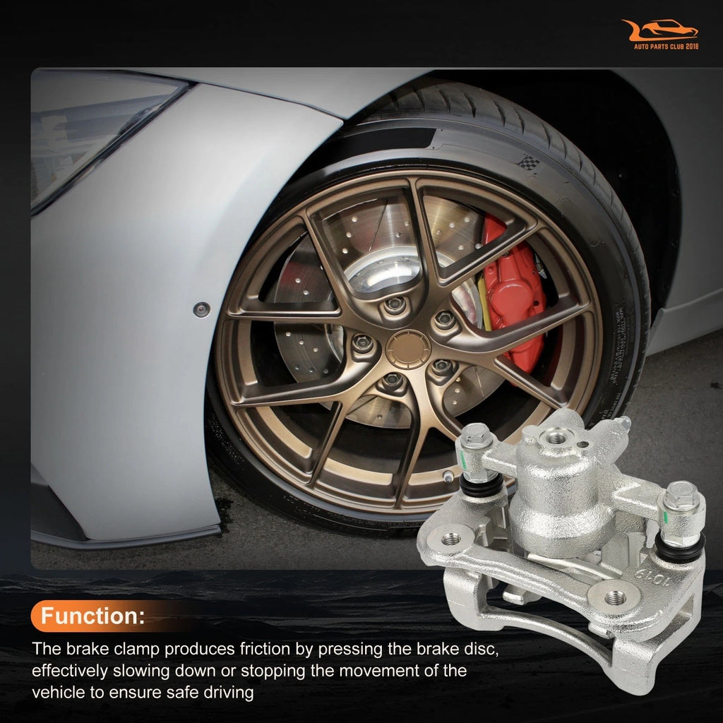 Set of 2 Rear Brake Calipers w/ Bracket for Hyundai Tucson (2010–2015)