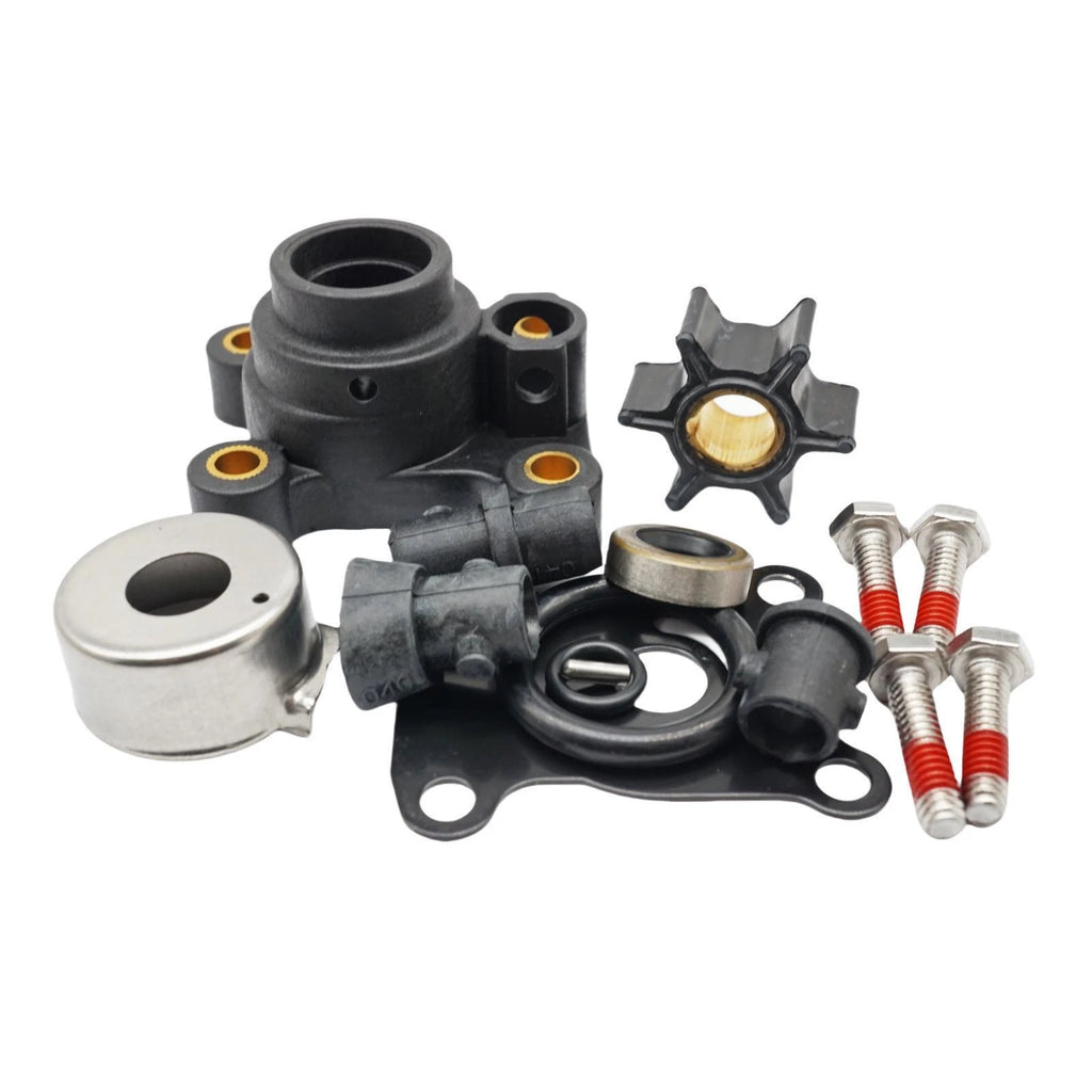 Water Pump Impeller Kit for Johnson Evinrude 9.9-15HP (1974–2007) Replaces 394711