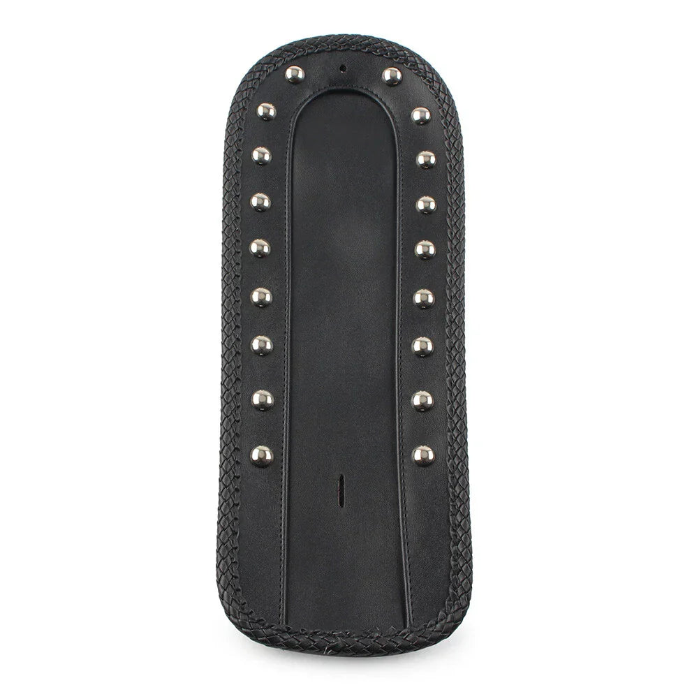 Studded Leather Rear Fender Bib Solo Seat for Harley Sportster XLH 1200 883