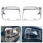 Set of 2 Chrome Headlight Trim Bezels for Ford Bronco F150 (1992–1996)