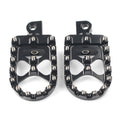 Wide Foot Pegs for Harley Dyna Sportster Iron 883 Fatboy Bobber