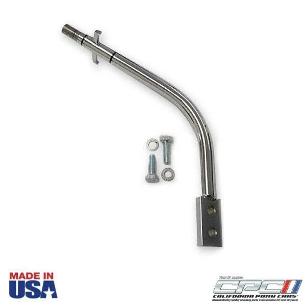 Chrome Shift Lever with Hardware for 5-Speed T5 Ford Mustang (1965–1967)