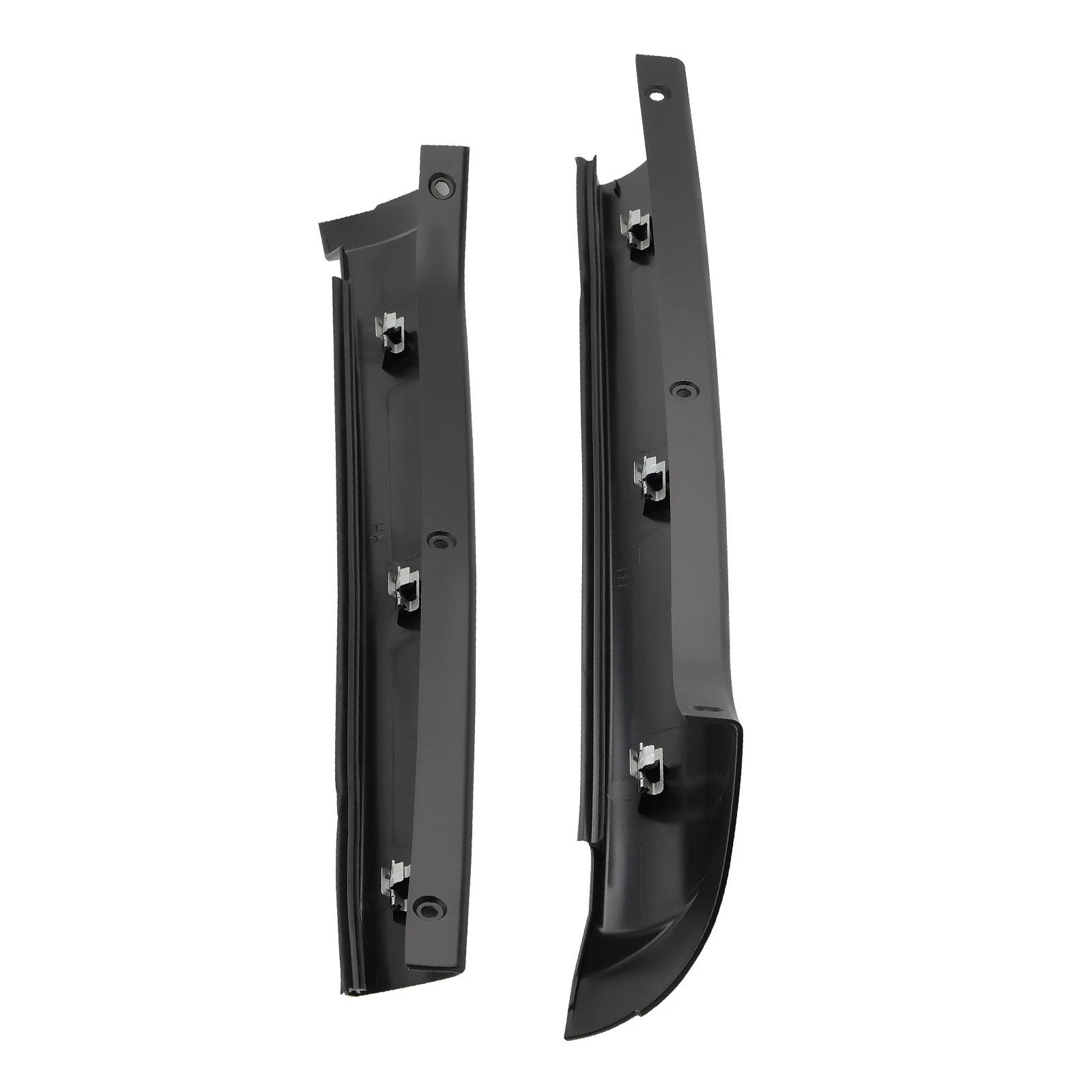 Pair Windscreen Pillar Moldings & Rivets For Land Rover Discovery 2 1999-2004
