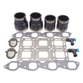 2 Sets Exhaust Manifold Kit for Mercruiser 330-370 V8 GM 454 502 CID (1981–2023)