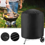 Round BBQ Grill Cover for Q1000/Q2000 Series (Waterproof)