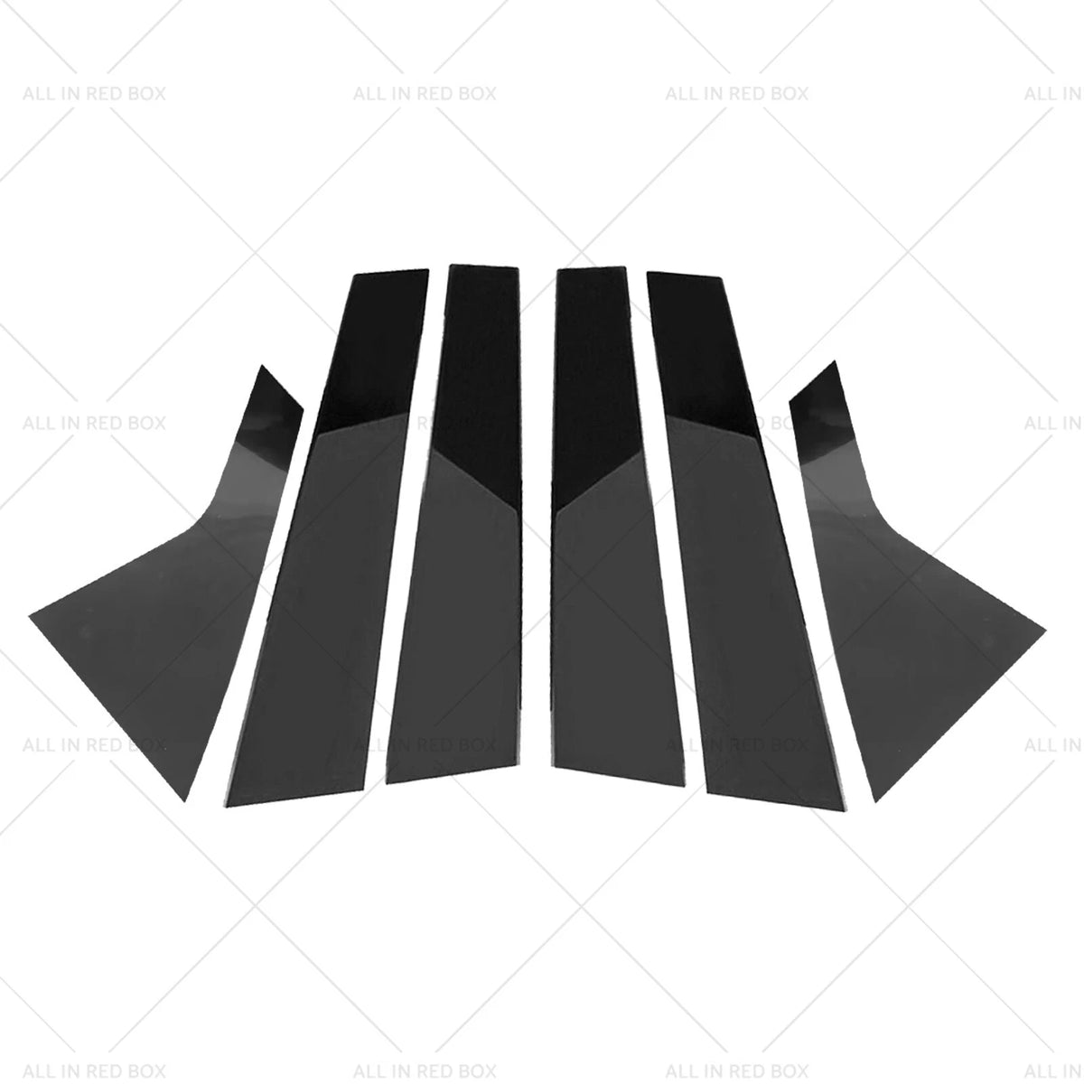 6PCS Black Pillar Post Cover Trim for Cadillac XT5 (2017–2023)