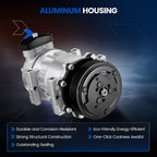 A/C Compressor SD709 for Jeep Cherokee XJ (1997–2001) Wrangler TJ (1997–1999)