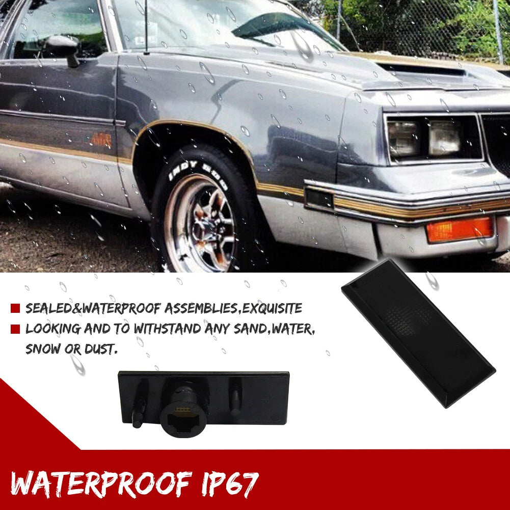 Smoke Side Marker Lamps Housing for Cutlass 2 Door (1981–1988)