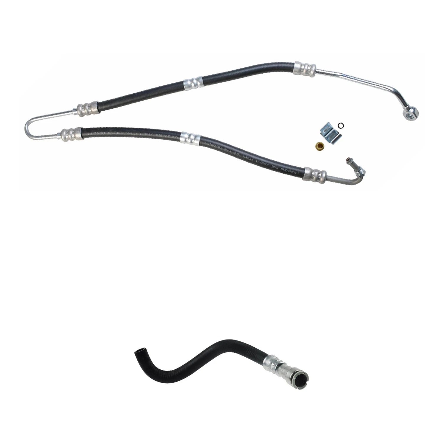 Sunsong Power Steering Pressure & Return Line Hose Kit for BMW X5 (2000–2006)