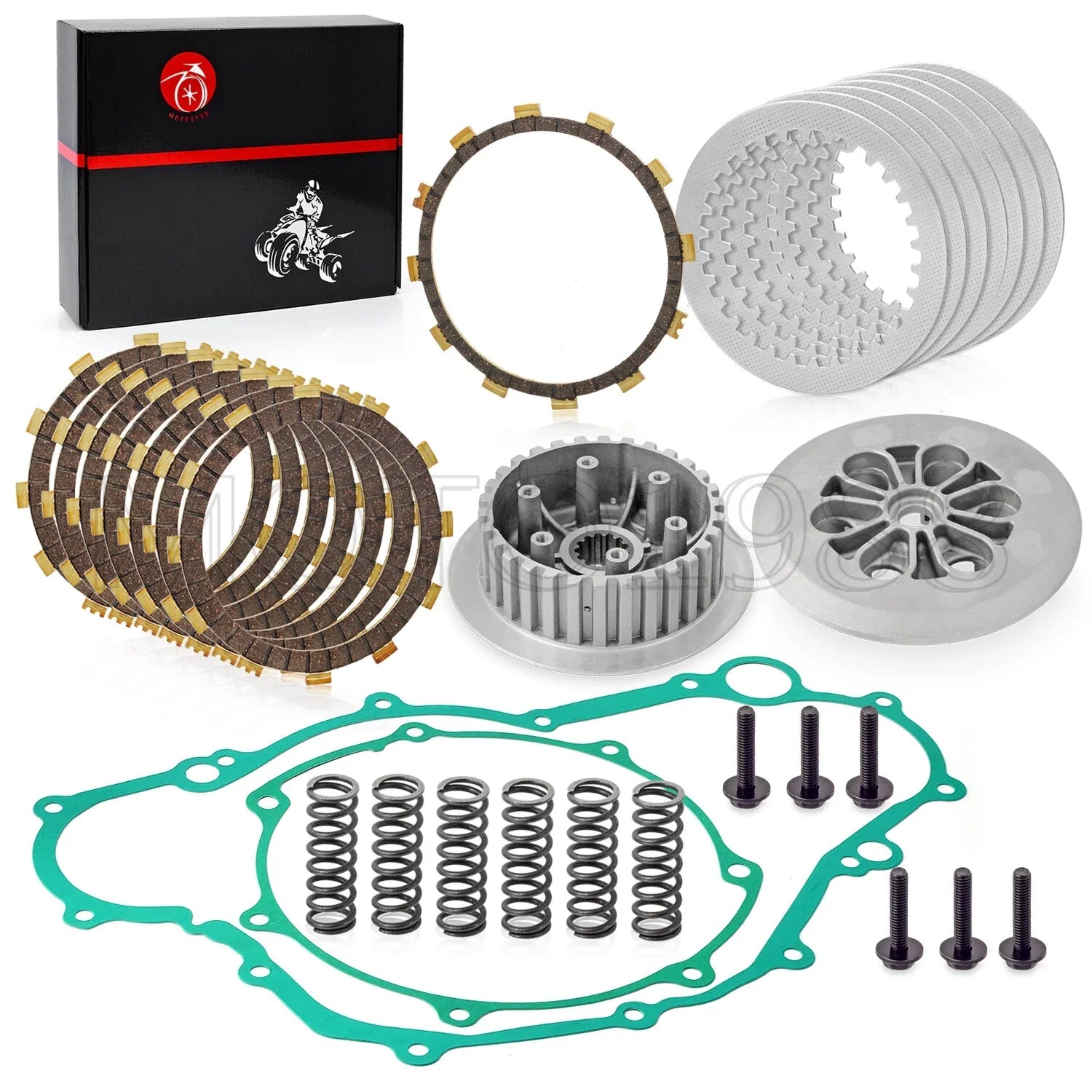 Clutch Kit Inner Hub & Outer Pressure Plate for Yamaha YFZ450 (2006–2013)
