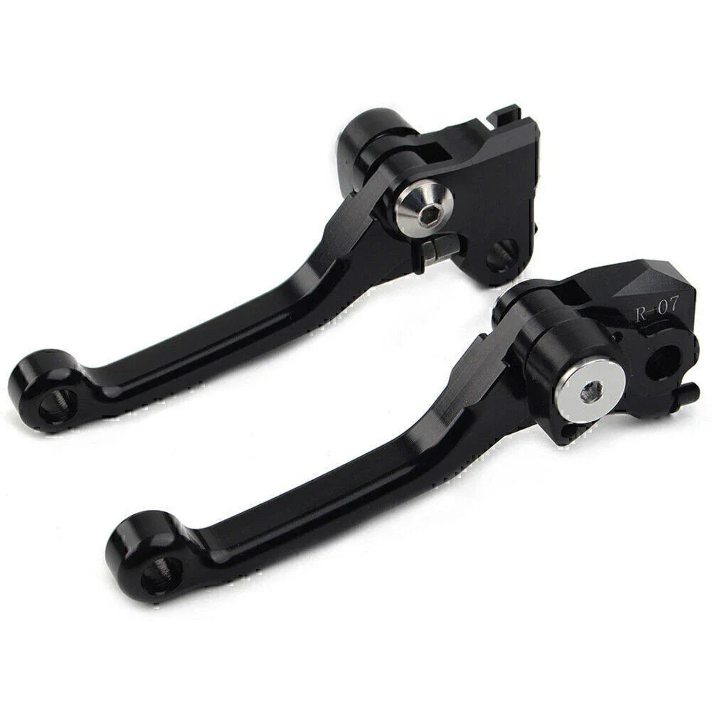 CNC Brake Clutch Levers  Pivot for Honda CRF250R CRF450R (2007-2020) Black