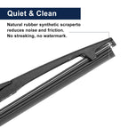 Set of 2 Rear Windshield Wiper Blade Arms for Nissan Note Mk1 E11 (2006–2012)