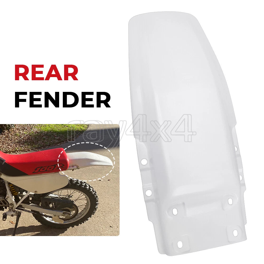 Rear Fender for Honda XR80R XR100R (1985–2000) White