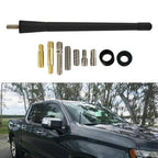 Set of 2 Short Mast Antennas for Chevy Silverado (2006–2021)