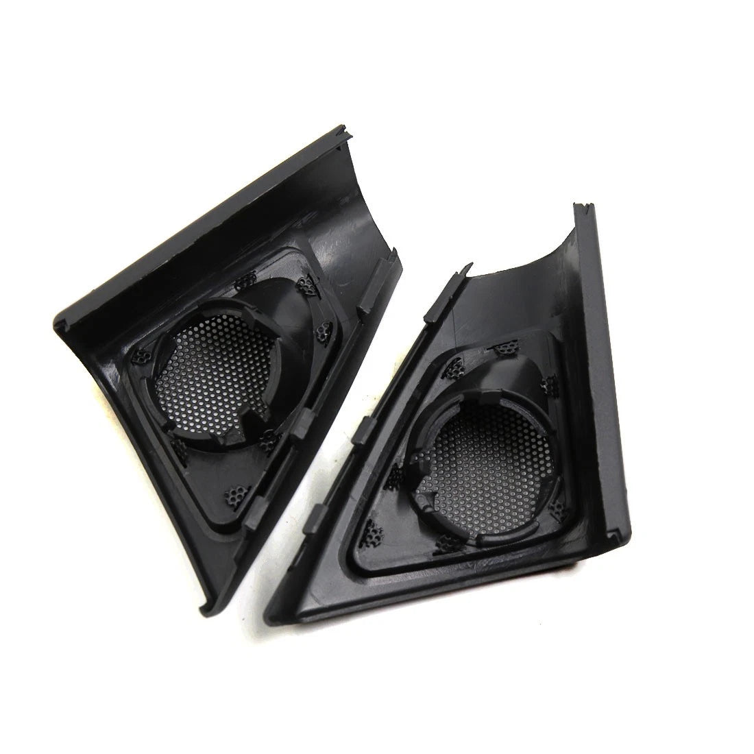 2 Pcs Mesh Black Tweeter Trumpet Dustproof Cover for BMW 5 Series (2010)