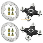 2X Front/Rear Wheel Hub & Brake Rotor for Can-Am (705501716, 705501900, 250300642)
