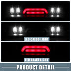 High Mount Stop Light AL3Z13A613E for Ford F-150 (2015–2020) Black Smoked Lens