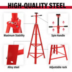 4000 lbs Tripod Under Hoist Jack Lift Support Stand Chassis Stabilizer