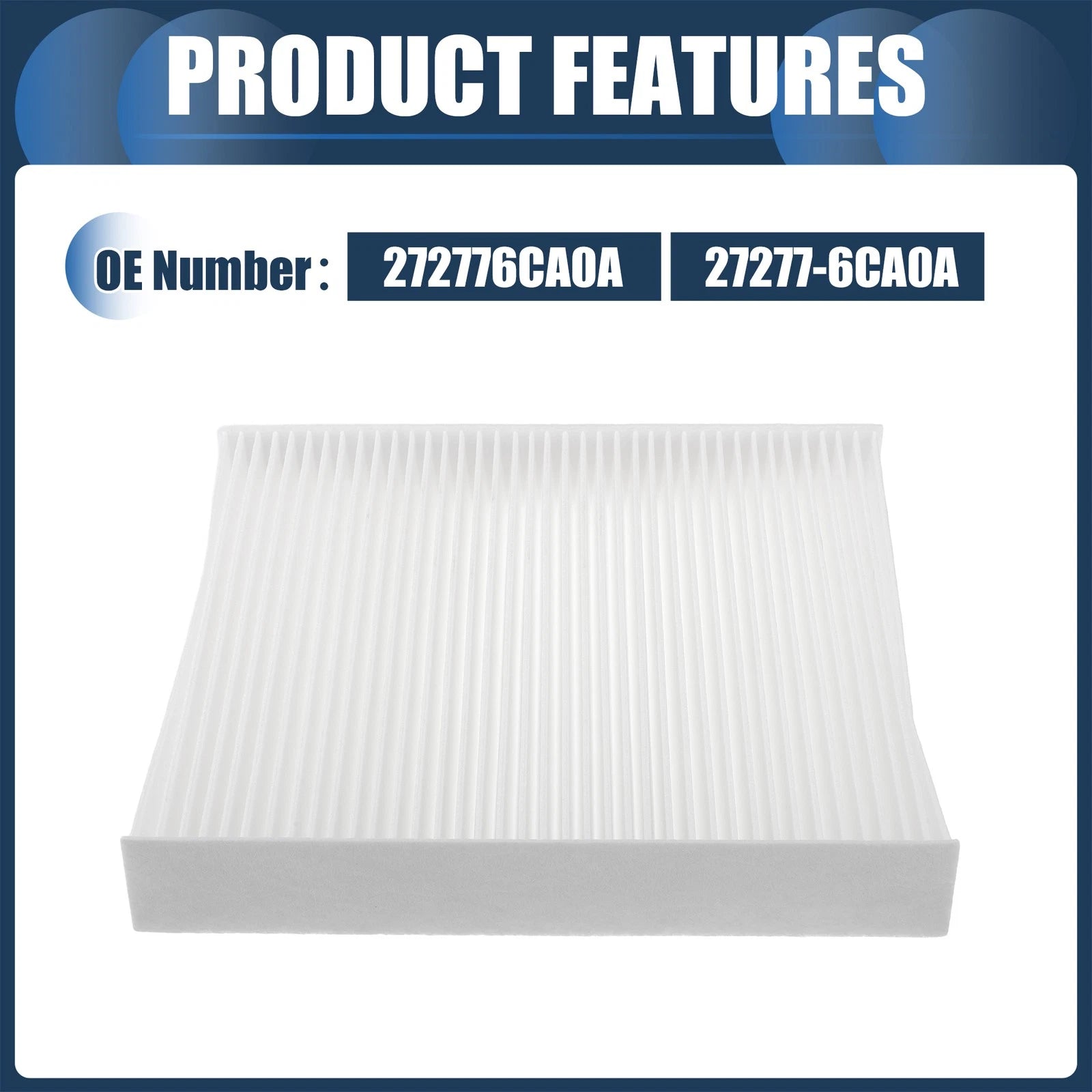 Engine Air Filter No. 272776CA0A/27277-6CA0A for Nissan Altima (2019–2022)