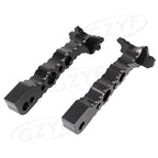 Rear Passenger Foot Pegs for Suzuki Hayabusa GSXR 1300 (2008-2017) Black
