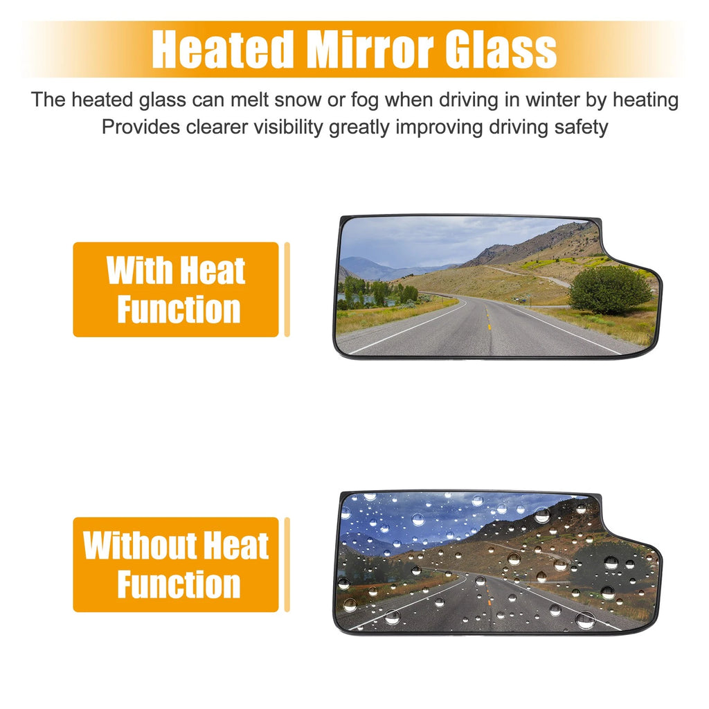 Passenger Right Tow Mirror Glass Lower for Chevy GMC 1500 2500 3500  23444113