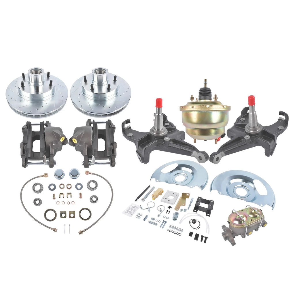 Front Disc Brake Conversion for Chevrolet C10 GMC Suburban (1963–1966) 6 Lug
