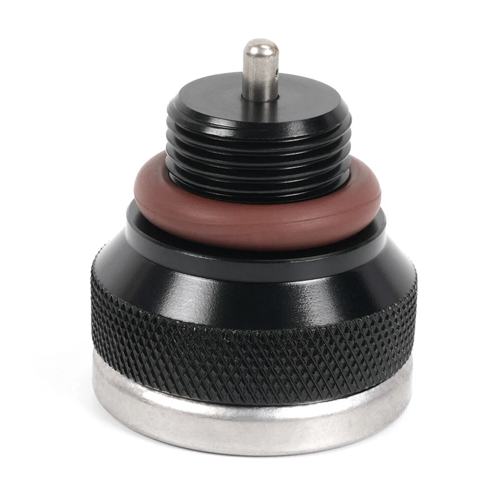M20x1.5 Oil Temperature Gauge Filler Cap for Motorcycle (0-200°C) Black