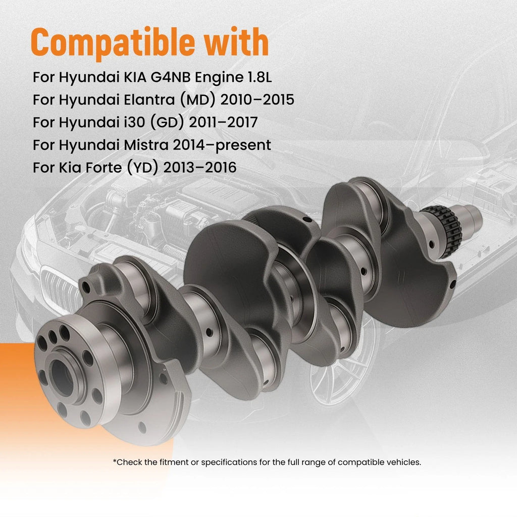 Set of 4 G4NB 1.8L Engine Piston Gasket Bearings for Hyundai Elantra Kia Forte (2011–2016)