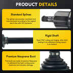 Front Driver Side CV Axle Shaft Assembly for Audi Q3 (2015–2018)