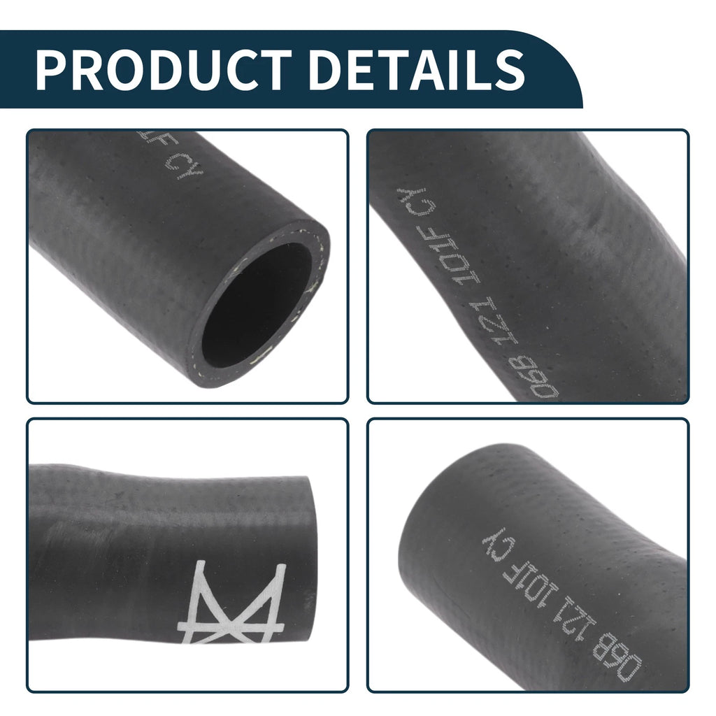 Radiator Hose Coolant Tube for Volkswagen Passat B5 (2006–2012) Rubber Black