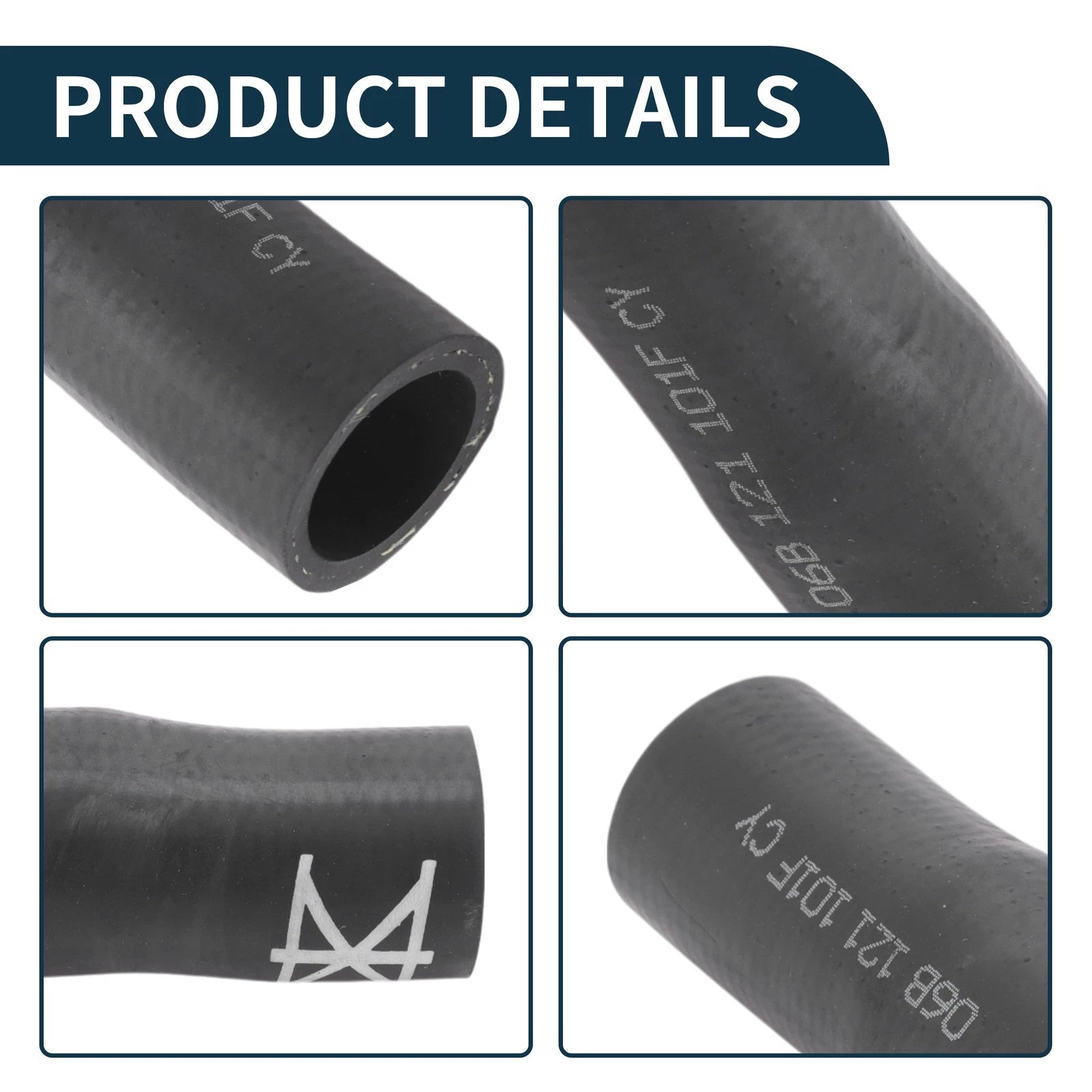 Radiator Hose Coolant Tube for Volkswagen Passat B5 (2006–2012) Rubber Black