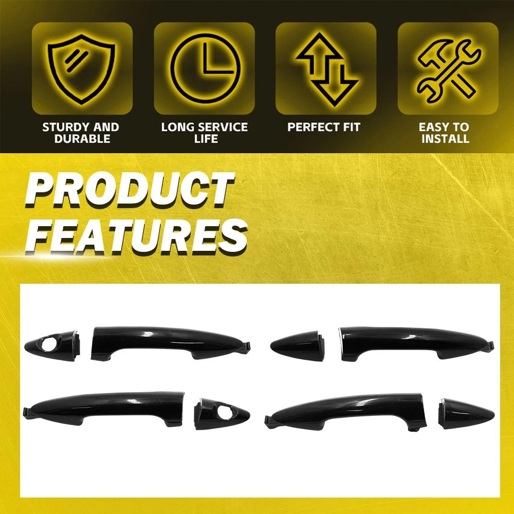 Outer Exterior Door Handle Set for Hyundai Accent (2012â2017)
