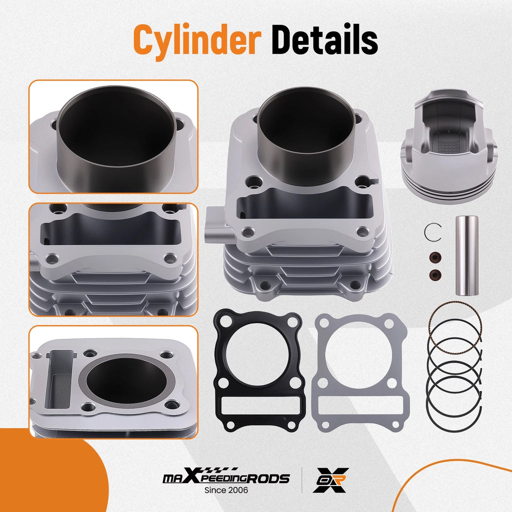 Big Bore Cylinder Piston Set for Suzuki GN125 EN125 GS125 GZ125 DR125 (150CC)