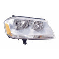 Replacement Passenger Side Head Light Assembly w/Chrome Bezel