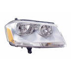 Replacement Passenger Side Head Light Assembly w/Chrome Bezel