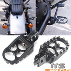 Passenger Rider Foot Pegs for Harley Fat Bob, Street Bob (2018-2020)