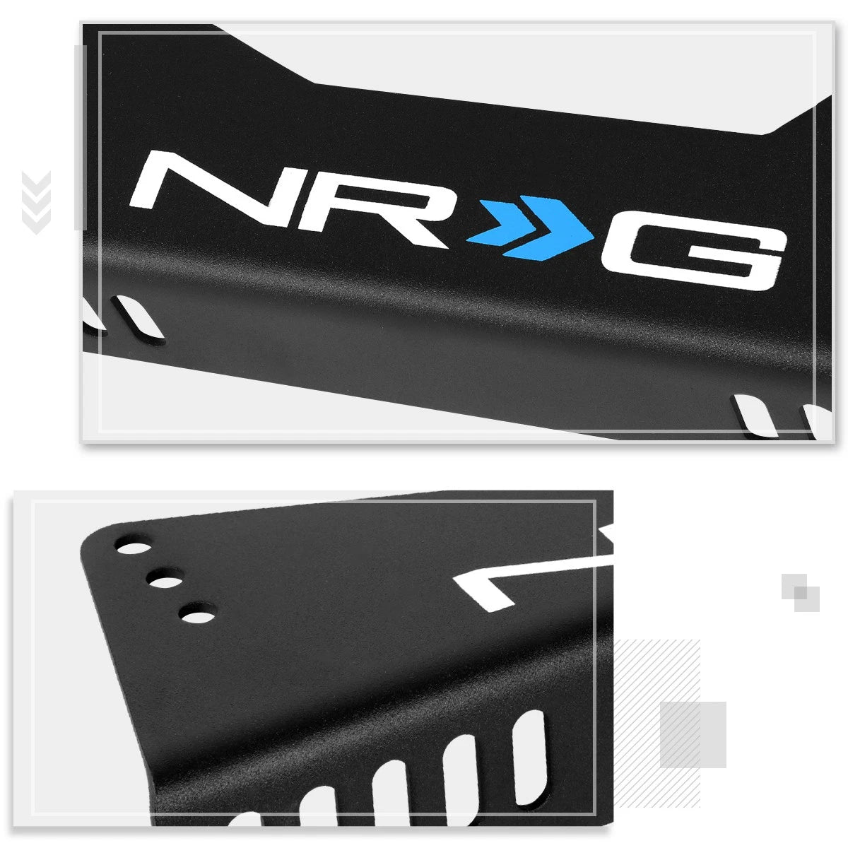 NRG Innovations RSC-100MB Racing Seat Side Mount Brackets for