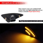 2X Amber LED Side Marker Turn Signal Lights for Kenworth T660 T170 T270 (2008–2021)