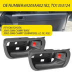 Pair Door Handle Inner Gray for Toyota Camry (2002–2006) 69205AA021B2 V