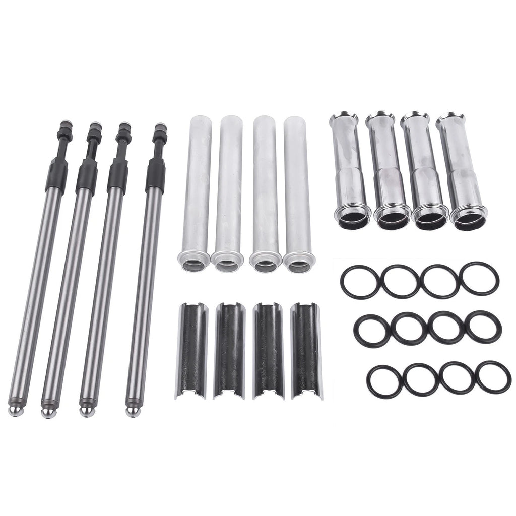 Adjustable Pushrods & Push Rod Cover Kit for Harley Twin Cam (2000–2017) 0928-0023