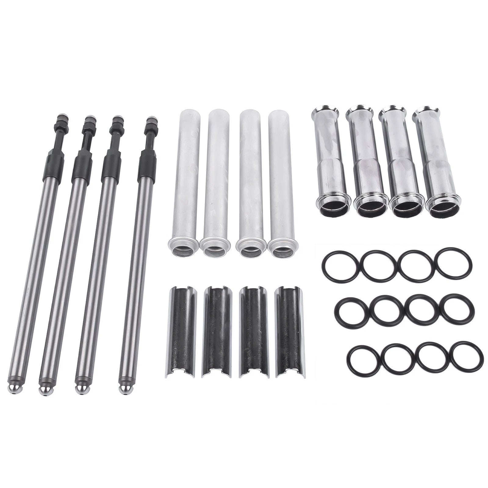 Adjustable Pushrods & Push Rod Cover Kit for Harley Twin Cam (2000–2017) 0928-0023