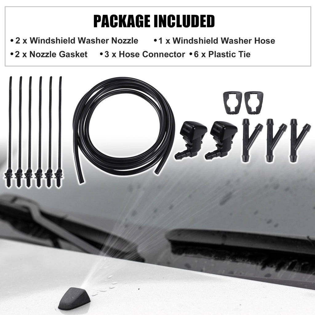 Set of 2 Windshield Washer Nozzles for Ford Edge (2015–2023) No.BT4Z17603A